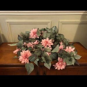 18 ft Dahlia faux garland